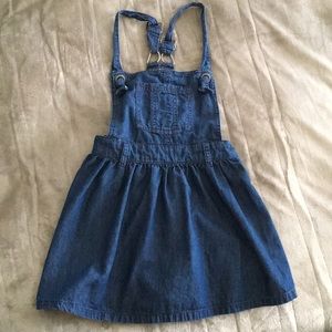 “Jean” skirt/overall